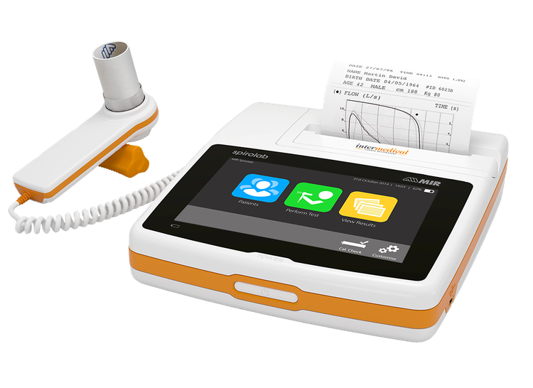 دستگاه اسپیرومتری ریه میر MIR مدل Spirolab New ساخت ایتالیا